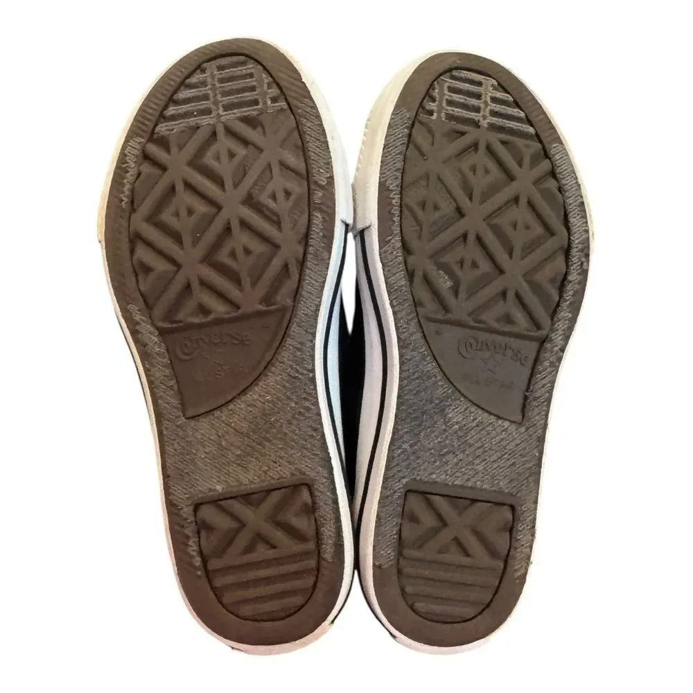 Converse Classic Black and White Kids Low-Top Sneakers 11